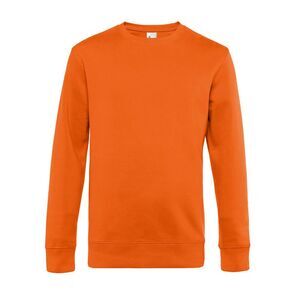 B&C Mens King Crew Neck Sweater / Pure Orange